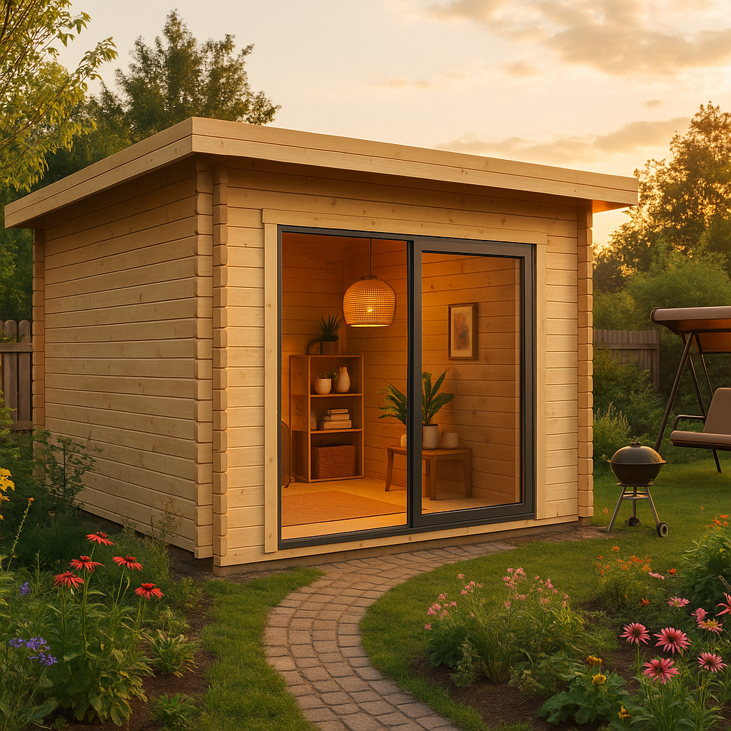 Fjordholz Gartenhaus Alu Concept 70 F Fjordholz Gartenhaus Alu Concept 70 F