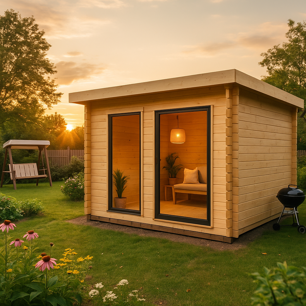 Fjordholz Gartenhaus Alu Concept 70 F