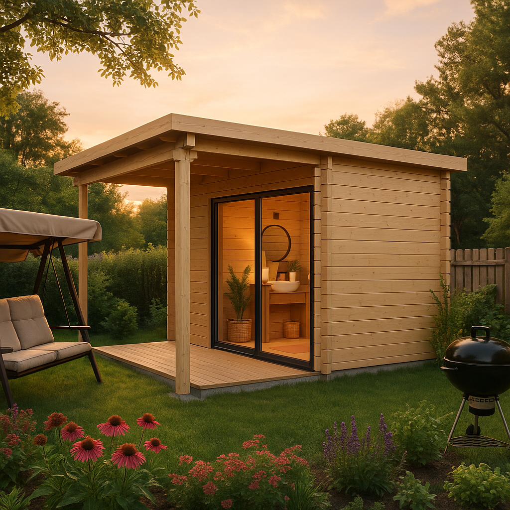 Fjordholz Gartenhaus Alu Concept 70 F Fjordholz Gartenhaus Alu Concept 70 F