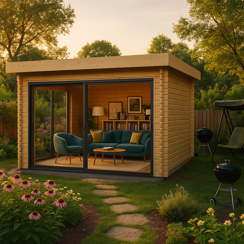Fjordholz Gartenhaus Alu Concept 70 H Fjordholz Gartenhaus Alu Concept 70 H