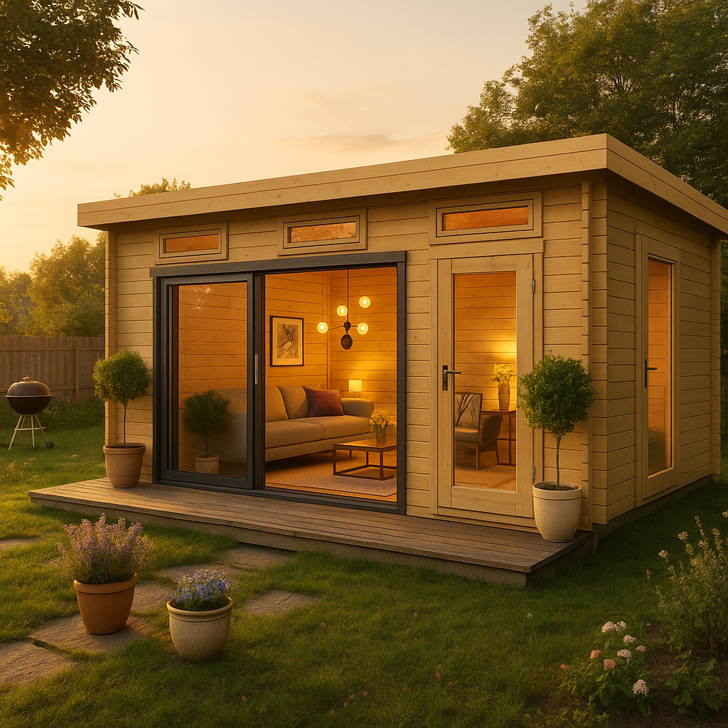 Fjordholz Gartenhaus Alu Concept 70 I Fjordholz Gartenhaus Alu Concept 70 I