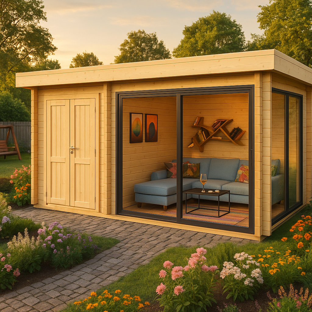 Fjordholz Gartenhaus Alu Concept 70 J| Rabatt: 26%