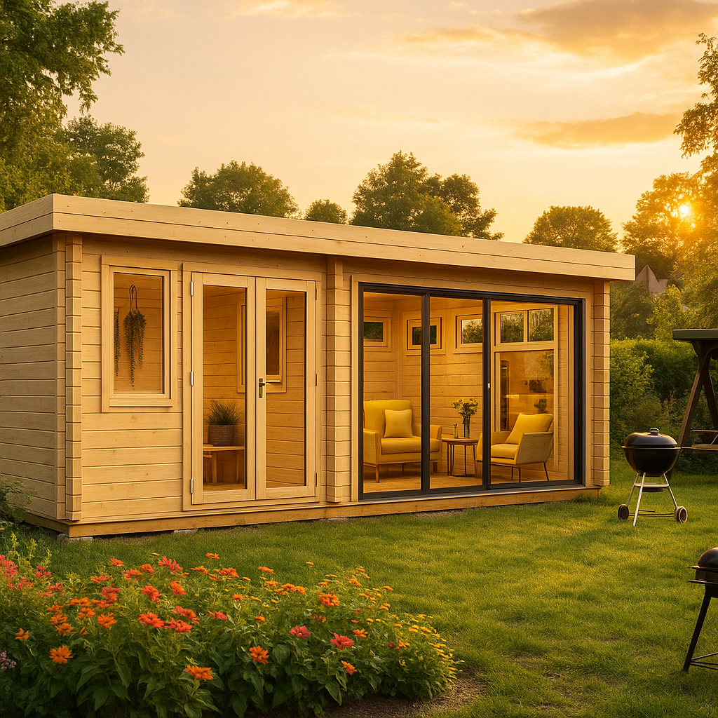 Fjordholz Gartenhaus Alu Concept 70 K Fjordholz Gartenhaus Alu Concept 70 K