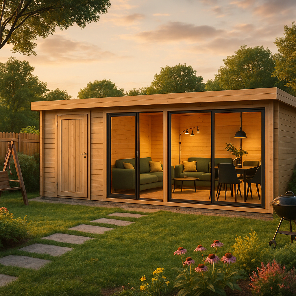 Fjordholz Gartenhaus Alu Concept 70 L Fjordholz Gartenhaus Alu Concept 70 L