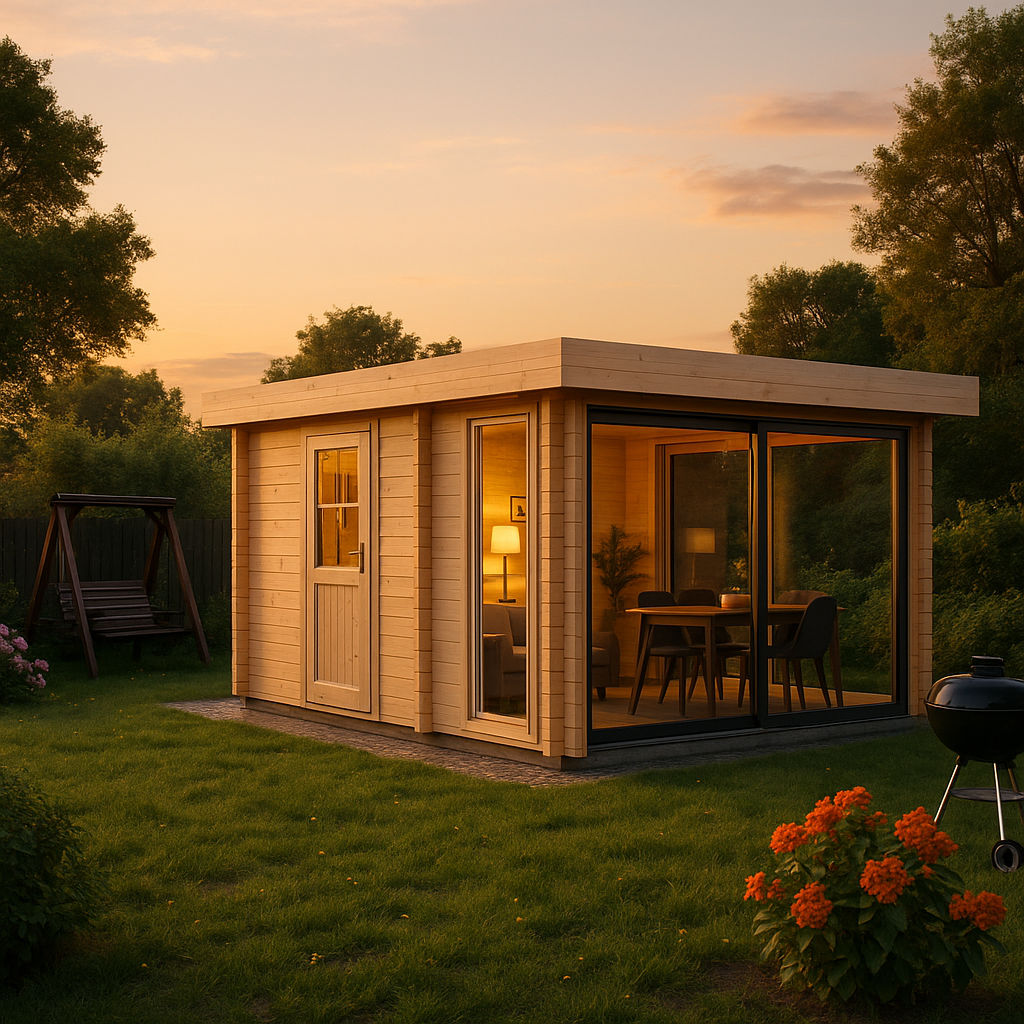 Fjordholz Gartenhaus Alu Concept 70 M