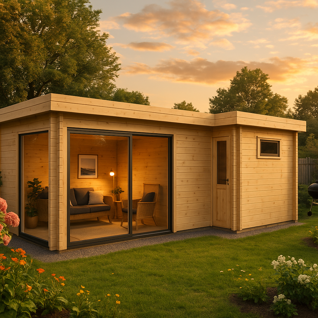 Fjordholz Gartenhaus Alu Concept 70 N
