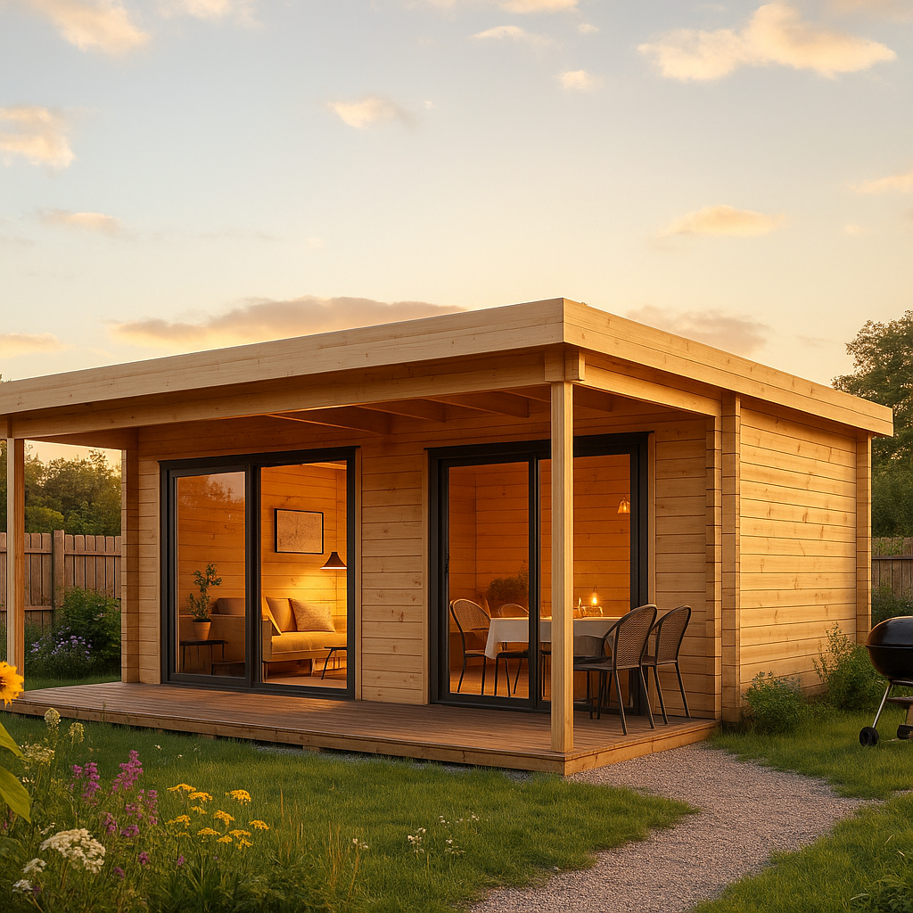 Fjordholz Gartenhaus Alu Concept 70 O