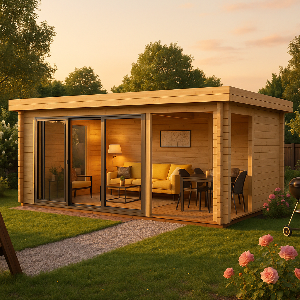 Fjordholz Gartenhaus Alu Concept 70 O Fjordholz Gartenhaus Alu Concept 70 O