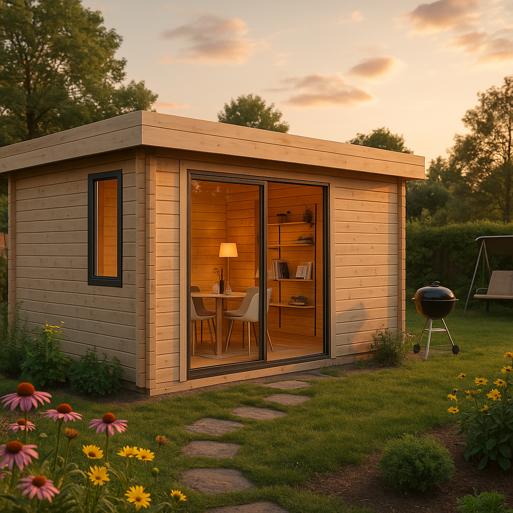 Fjordholz Gartenhaus Alu Concept 70 P Fjordholz Gartenhaus Alu Concept 70 P