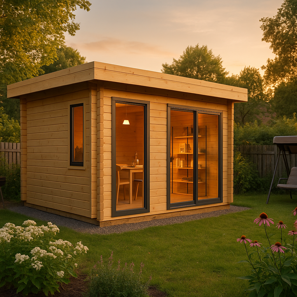 Fjordholz Gartenhaus Alu Concept 70 P Fjordholz Gartenhaus Alu Concept 70 P