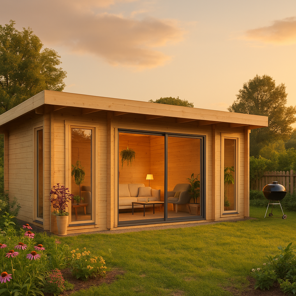 Fjordholz Gartenhaus Alu Concept 70 Q