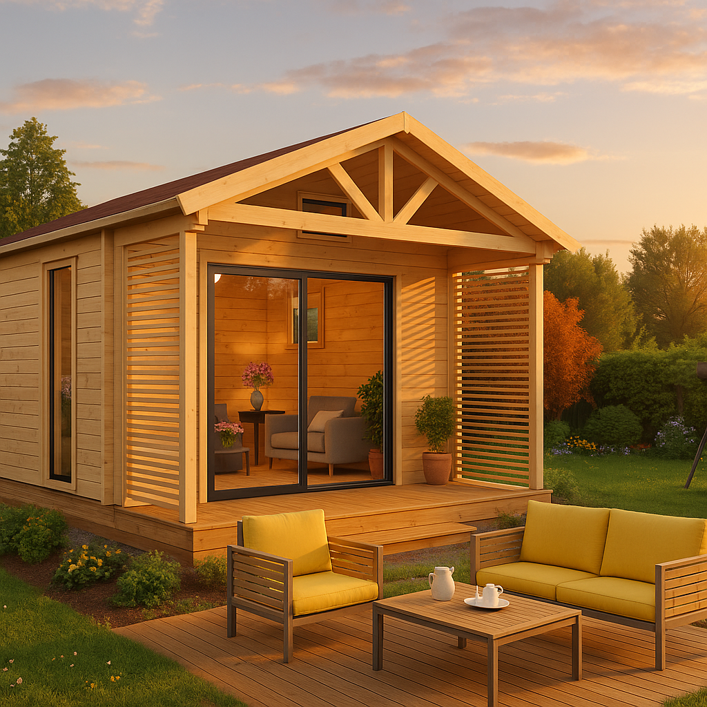 Fjordholz Gartenhaus Alu Concept Arosa 44 A