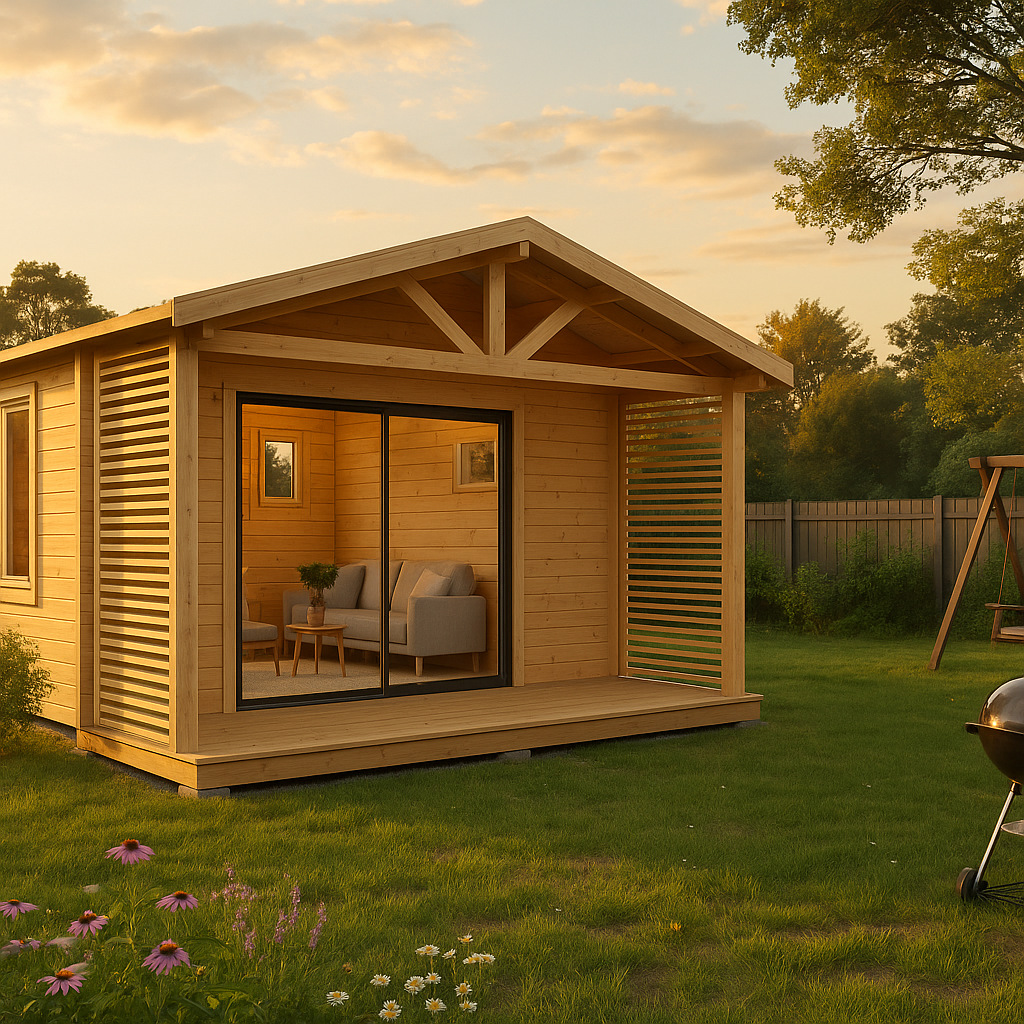 Fjordholz Gartenhaus Alu Concept Arosa 44 B| Rabatt: 26%|6x4m