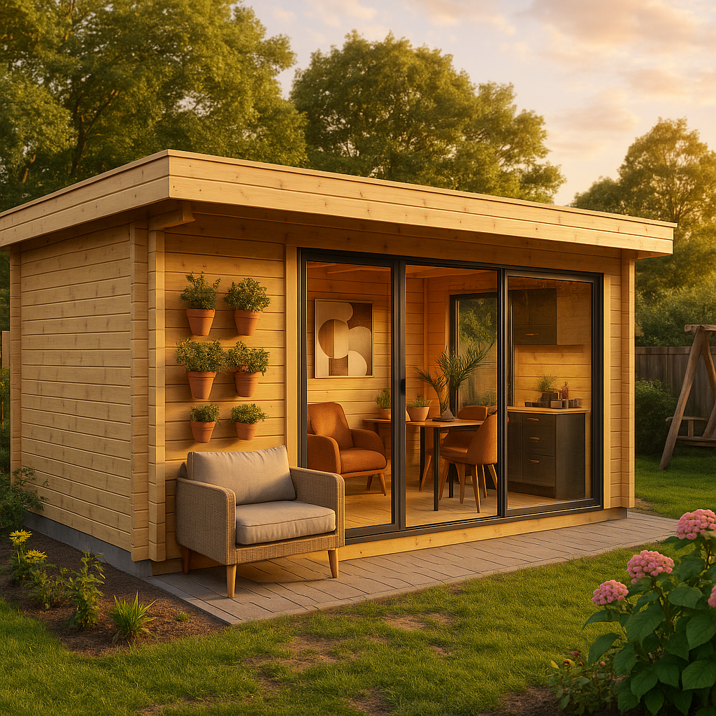 Fjordholz Gartenhaus Alu Concept Lasse 44 B Fjordholz Gartenhaus Alu Concept Lasse 44 B
