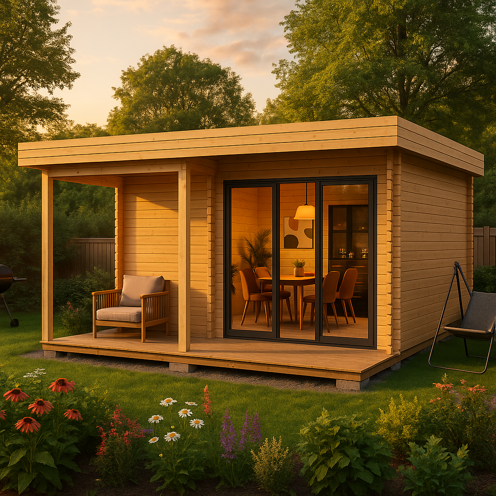 Fjordholz Gartenhaus Alu Concept Lasse 44 B Fjordholz Gartenhaus Alu Concept Lasse 44 B