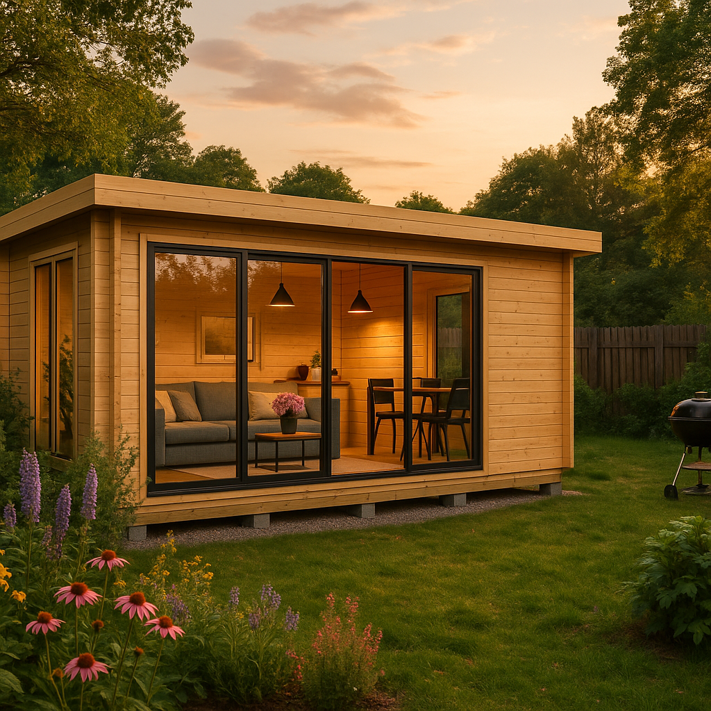 Fjordholz Gartenhaus Alu Concept Lounge 44 B Fjordholz Gartenhaus Alu Concept Lounge 44 B