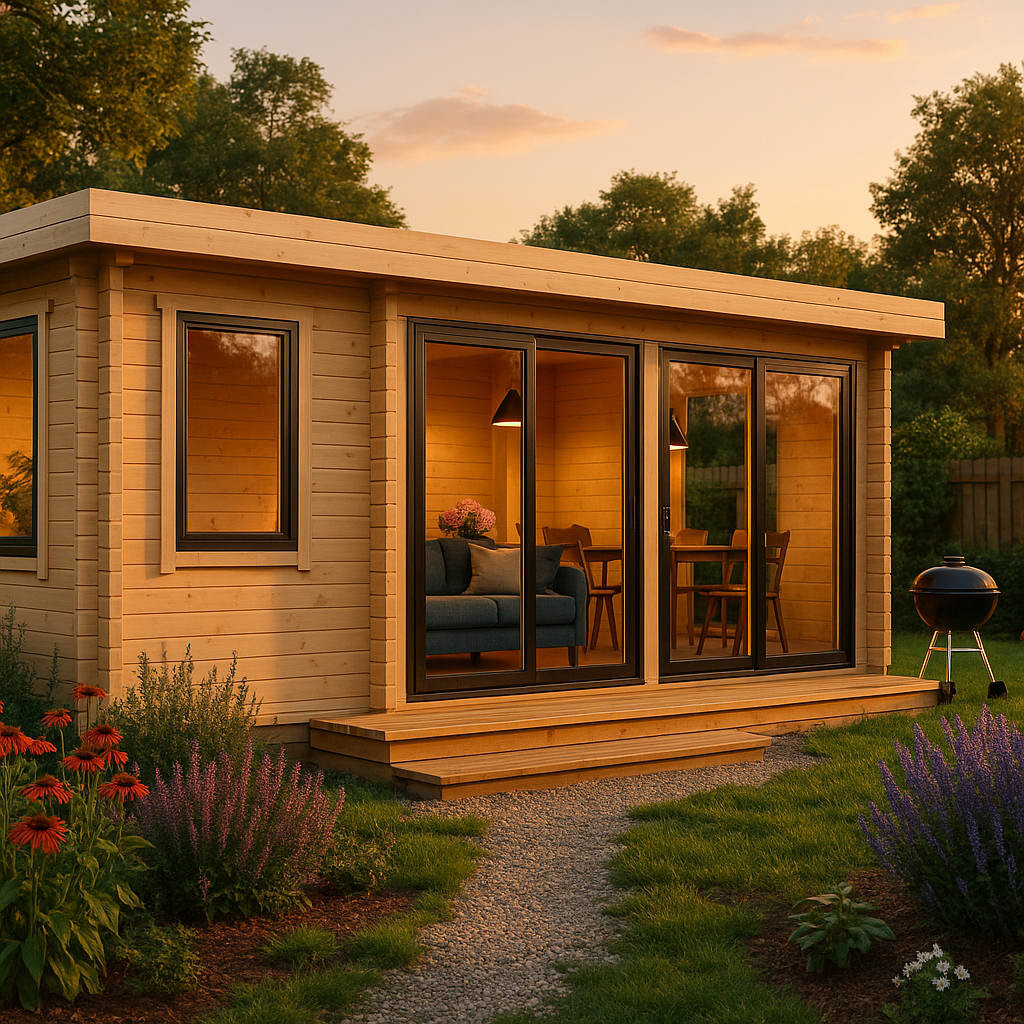 Fjordholz Gartenhaus Alu Concept Lounge 70 B Fjordholz Gartenhaus Alu Concept Lounge 70 B