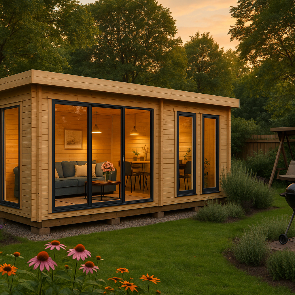 Fjordholz Gartenhaus Alu Concept Lounge 70 B Fjordholz Gartenhaus Alu Concept Lounge 70 B