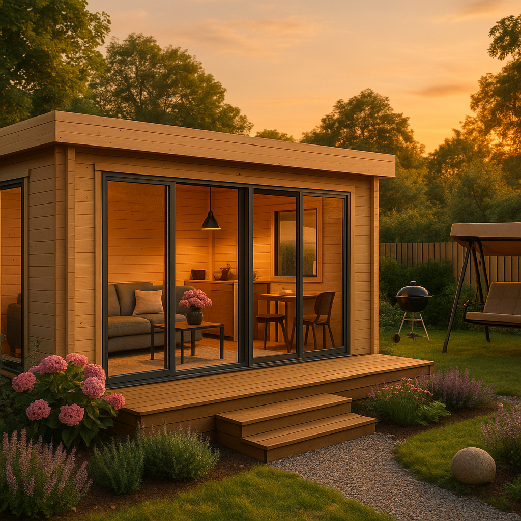 Fjordholz Gartenhaus Alu Concept Lounge 70 B