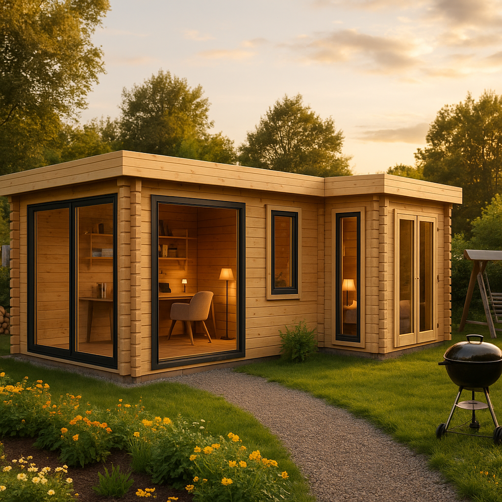 Fjordholz Gartenhaus Alu Concept Quinta 70 Fjordholz Gartenhaus Alu Concept Quinta 70