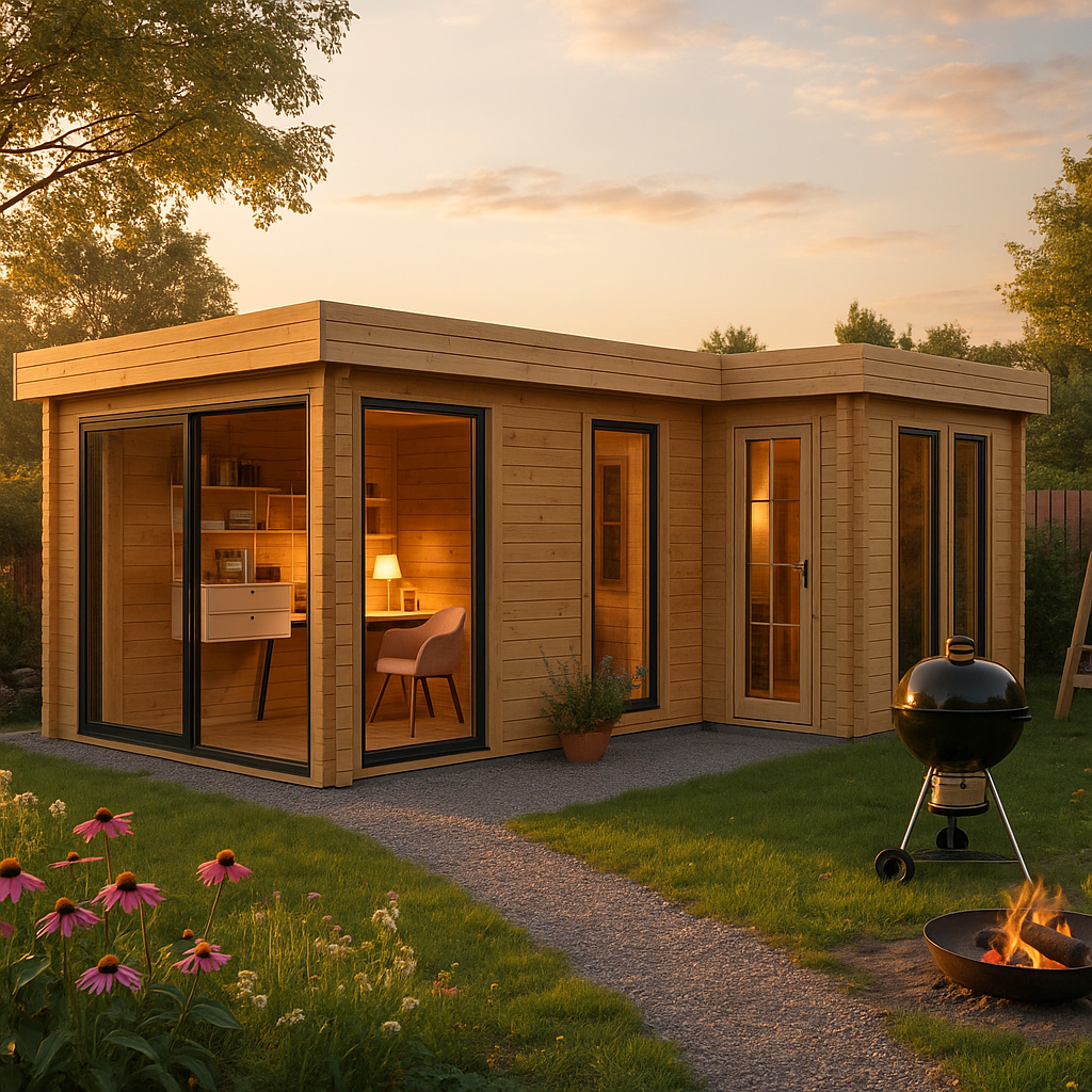 Fjordholz Gartenhaus Alu Concept Quinta 70