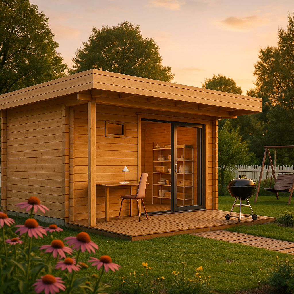 Fjordholz Gartenhaus Alu Concept Relax 44 A