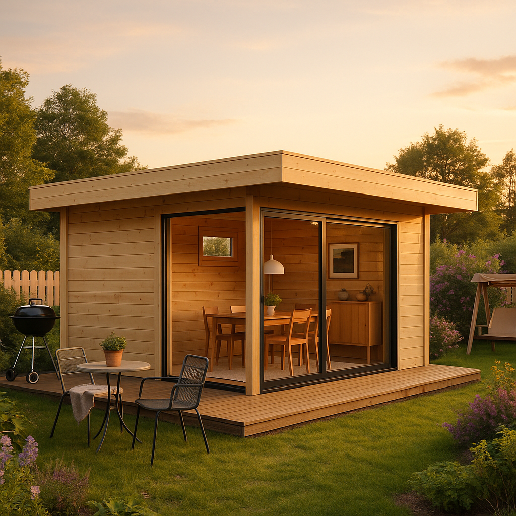 Fjordholz Gartenhaus Alu Concept Relax 44 B Fjordholz Gartenhaus Alu Concept Relax 44 B