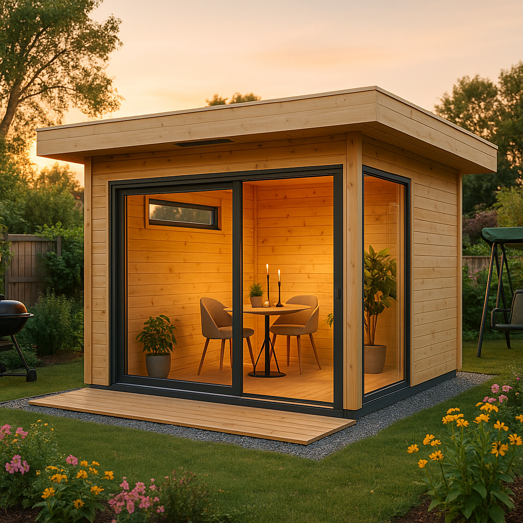 Fjordholz Gartenhaus Alu Concept Relax 44 D Fjordholz Gartenhaus Alu Concept Relax 44 D