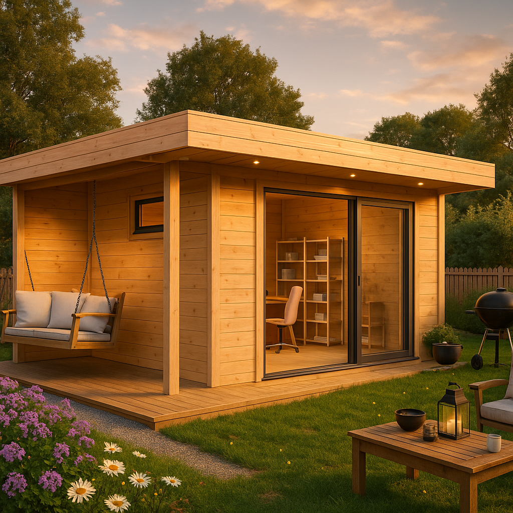 Fjordholz Gartenhaus Alu Concept Relax 70 A Fjordholz Gartenhaus Alu Concept Relax 70 A
