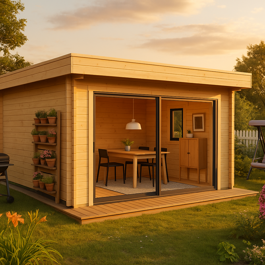 Fjordholz Gartenhaus Alu Concept Relax 70 B Fjordholz Gartenhaus Alu Concept Relax 70 B