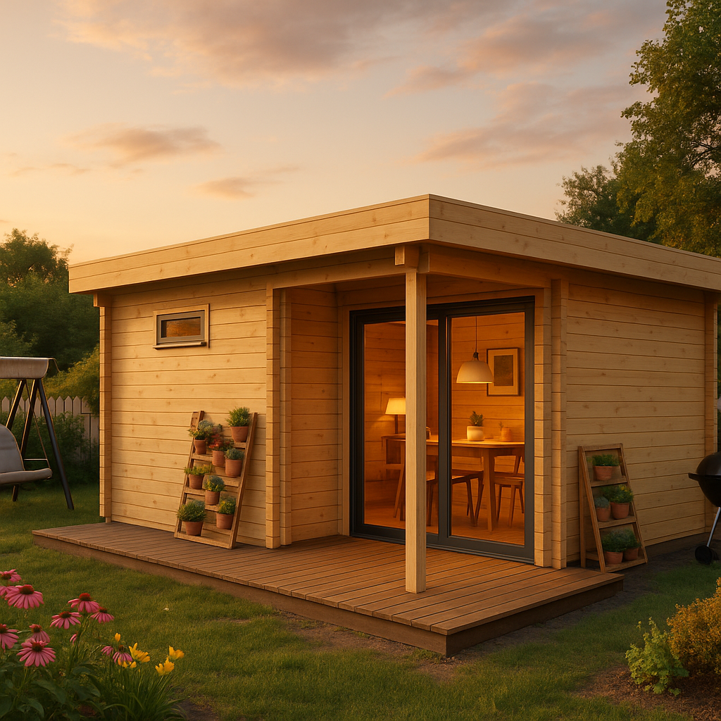 Fjordholz Gartenhaus Alu Concept Relax 70 B