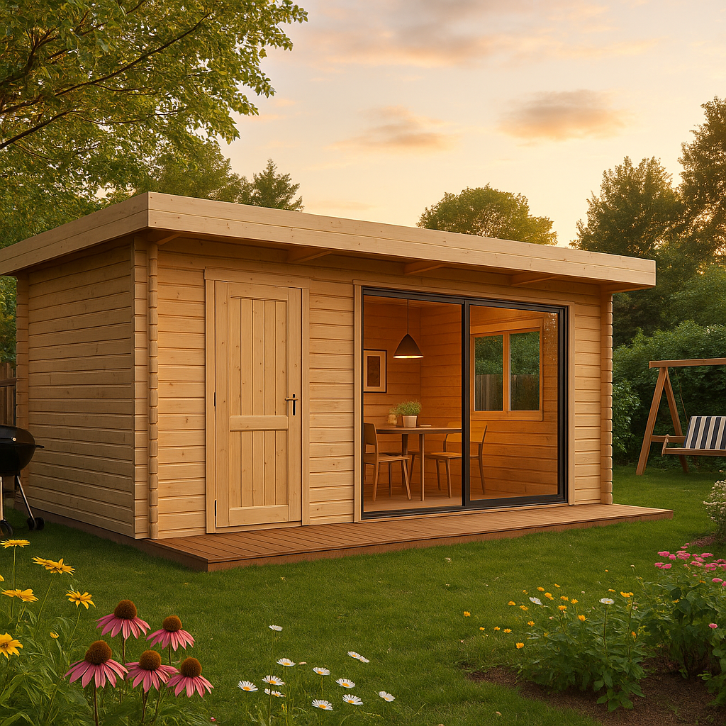 Fjordholz Gartenhaus Alu Concept Relax 70 C Fjordholz Gartenhaus Alu Concept Relax 70 C