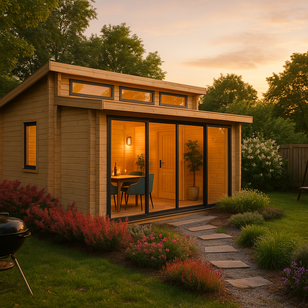 Fjordholz Gartenhaus Alu Concept Zürich 70