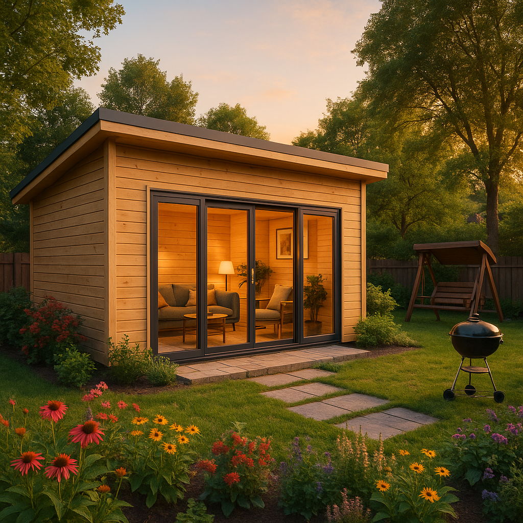 Fjordholz Gartenhaus Alu Concept Zürich 70| Rabatt: 26%|6x4m