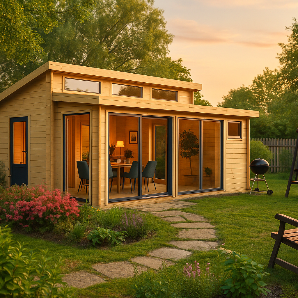 Fjordholz Gartenhaus Alu Concept Zürich 70