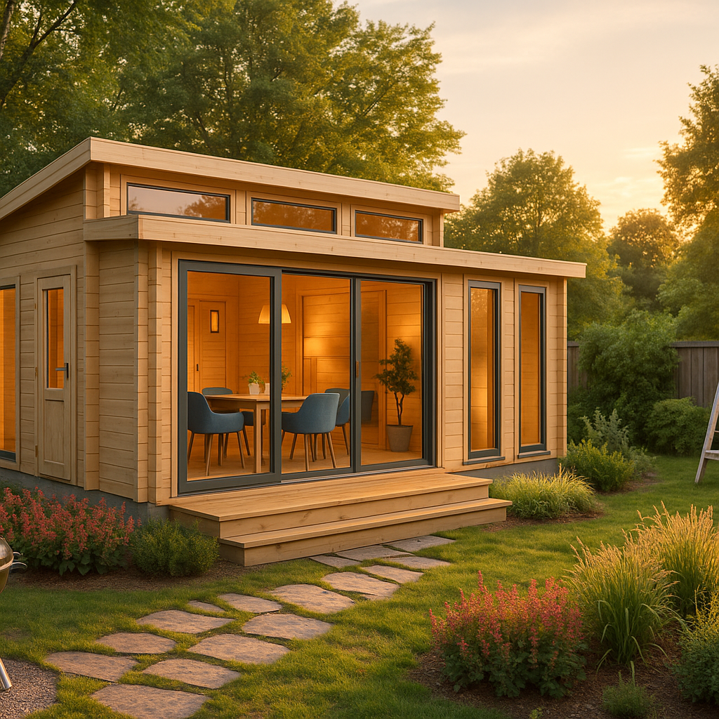 Fjordholz Gartenhaus Alu Concept Zürich 70