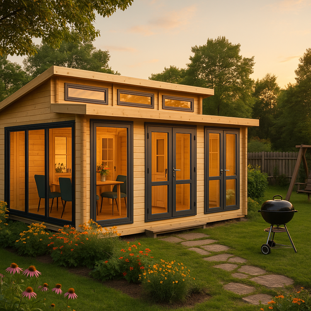 Fjordholz Gartenhaus Alu Concept Zürich 70 Fjordholz Gartenhaus Alu Concept Zürich 70