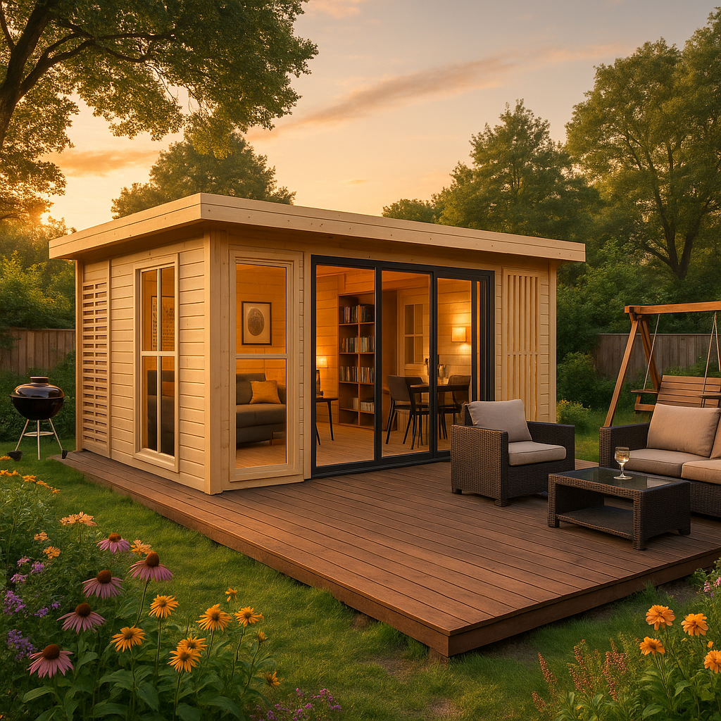 Fjordholz Gartenhaus Ambience 44| Rabatt: 26%|8x3m