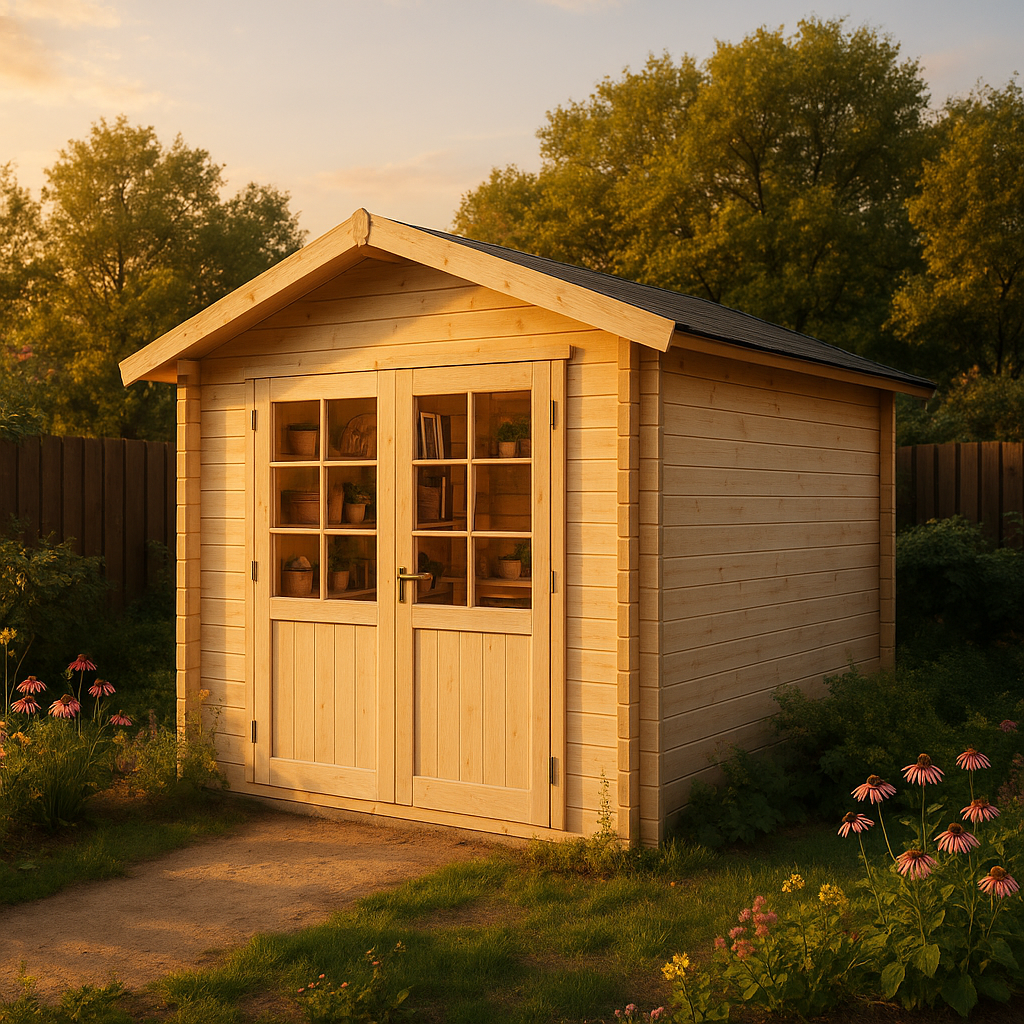 Gartenhaus Bremen-28 B|3x3m|Rabatt:10%