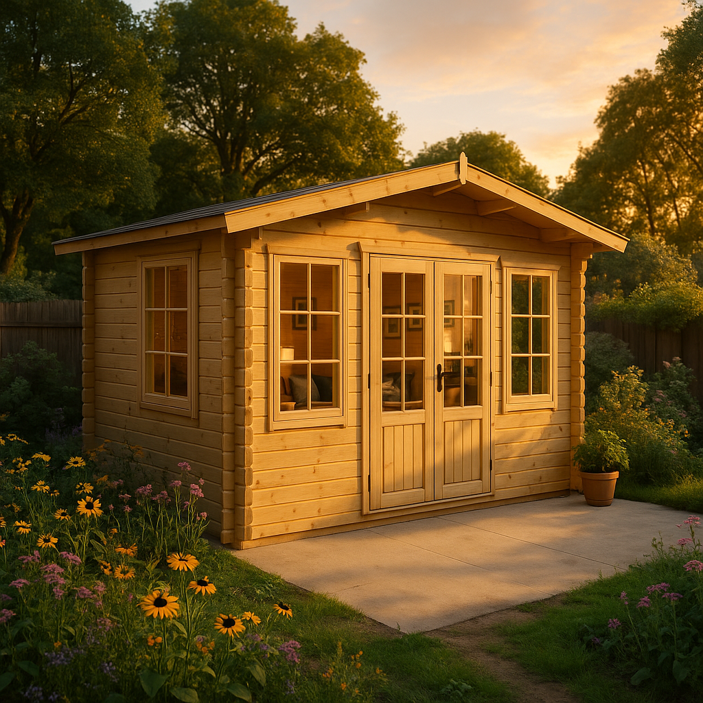 Gartenhaus Gabriela-28 350 x 350 cm|4x4m