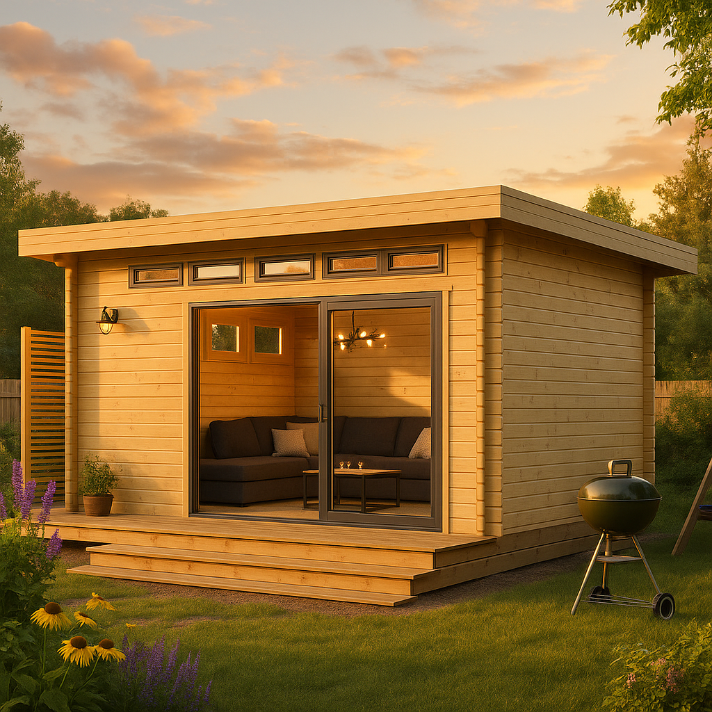 Fjordholz Gartenhaus Melany Alu 44