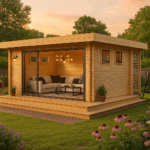 Fjordholz Gartenhaus Melany Alu 44