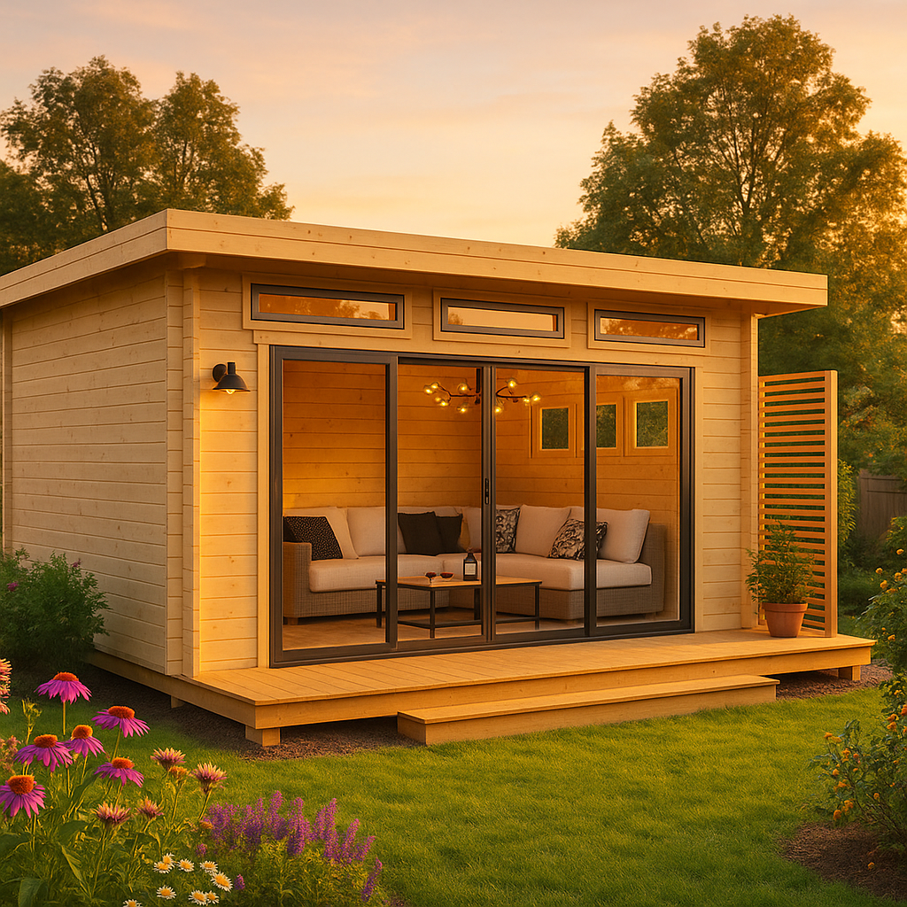 Fjordholz Gartenhaus Melany Alu 44
