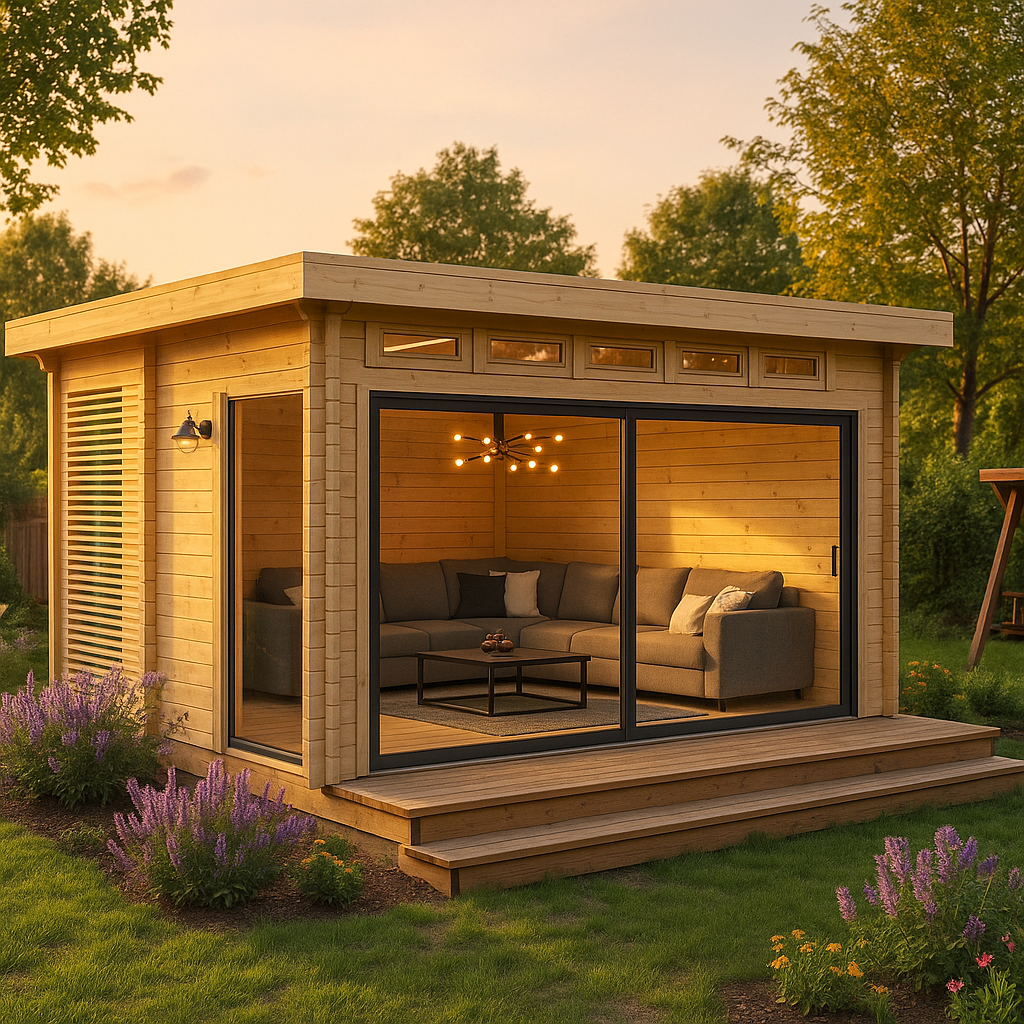 Fjordholz Gartenhaus Melany Alu 44 Fjordholz Gartenhaus Melany Alu 44