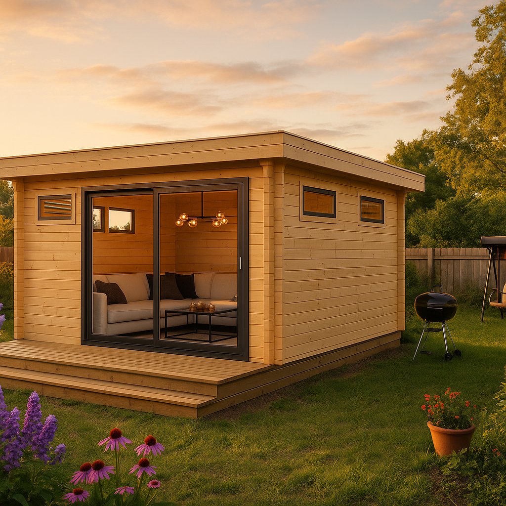 Fjordholz Gartenhaus Melany Alu 70 Fjordholz Gartenhaus Melany Alu 70