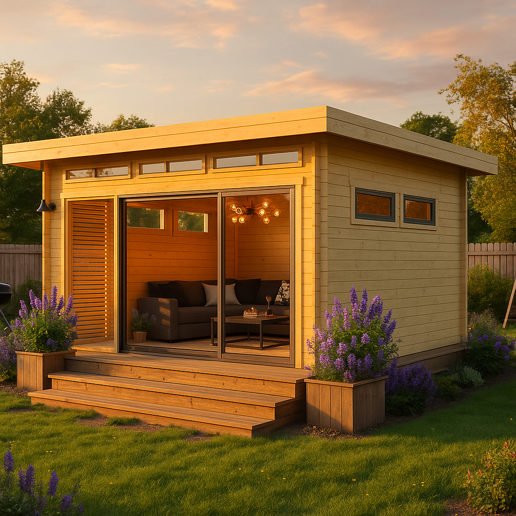 Fjordholz Gartenhaus Melany Alu 70 Fjordholz Gartenhaus Melany Alu 70