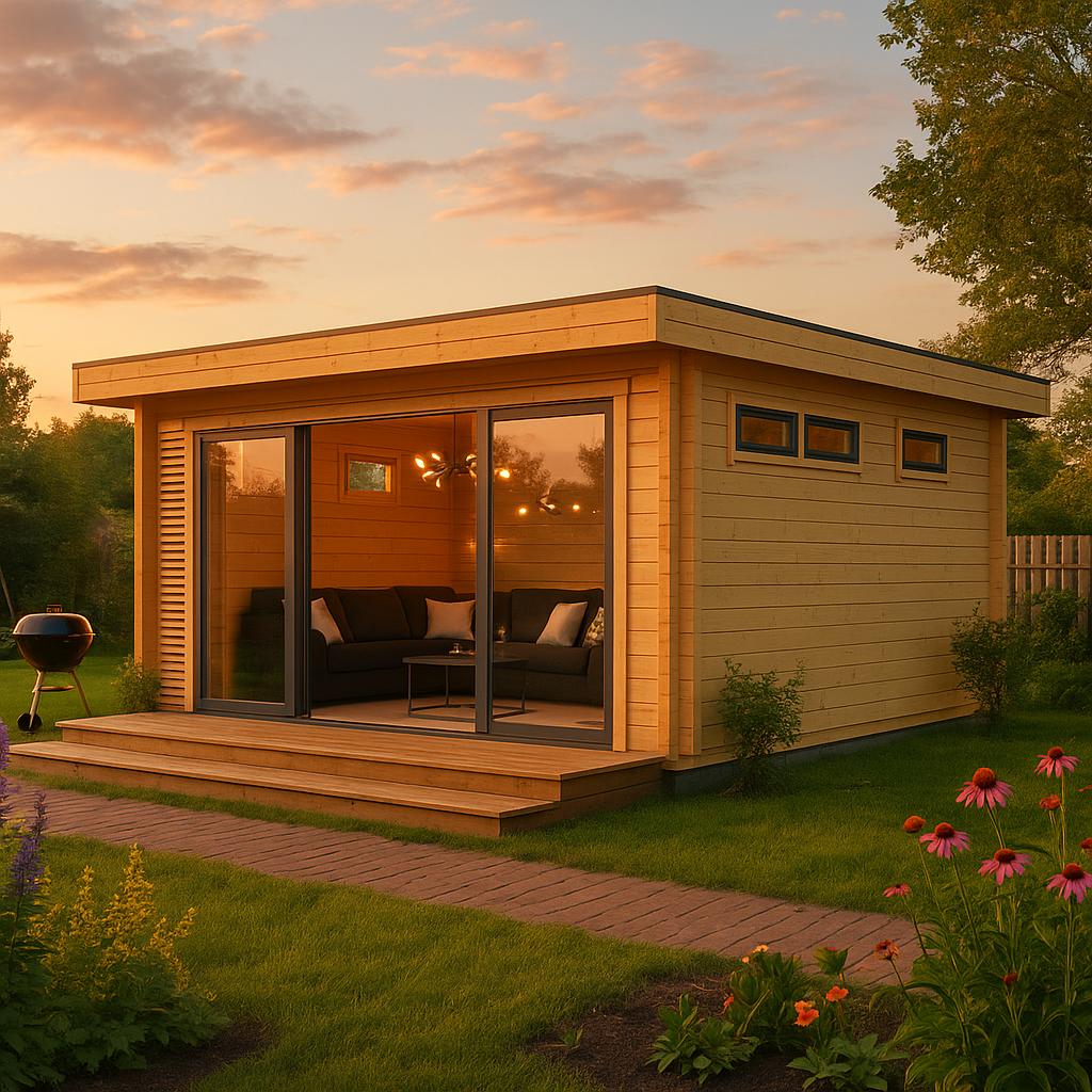 Fjordholz Gartenhaus Melany Alu 70 Fjordholz Gartenhaus Melany Alu 70