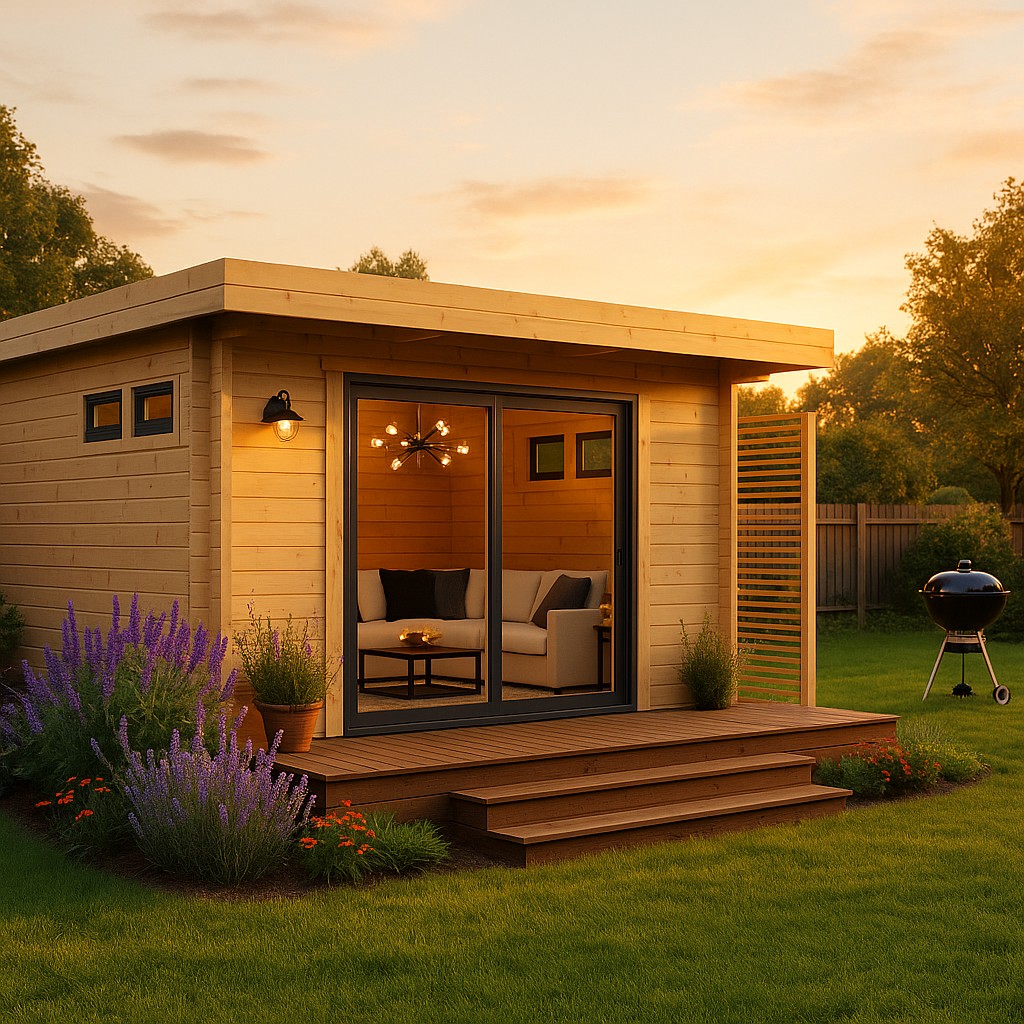 Fjordholz Gartenhaus Melany Alu 70 Fjordholz Gartenhaus Melany Alu 70