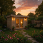 Fjordholz Gartenhaus mit Flachdach Modell Kubi Min