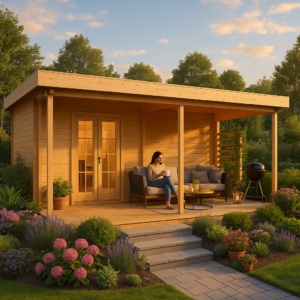 Gartenhaus mit Terrasse “Garden Paradise A” 8x5m | Gartenhaus mit Veranda 6x8m | Gartenhaus mit Terrasse und Terrassenüberdachung mit Sonnendach, mit Terrasse Unkategorisiert online kaufen Gartenhaus mit Terrasse “Garden Paradise A” 8x5m | Gartenhaus mit Veranda 6x8m | Gartenhaus mit Terrasse und Terrassenüberdachung mit Sonnendach, mit Terrasse Unkategorisiert online kaufen